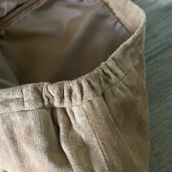 VTG 90’s Y2K Suede St. John’s Bay washable vest & maxi skirt set. 18W & 16W boho - Picture 10 of 12